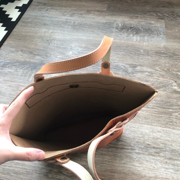 Handmade Leather Tote - Picture 3 of 5